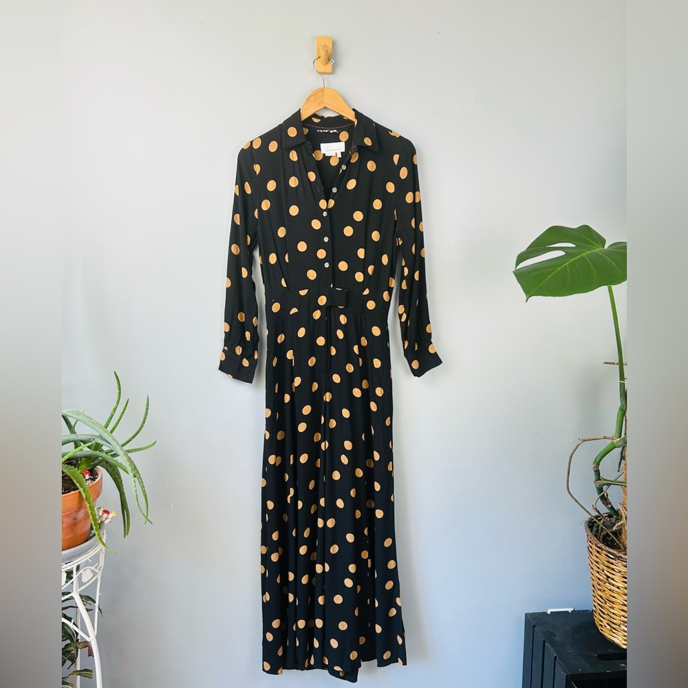 Anthropology Loveland wide leg jumpsuit